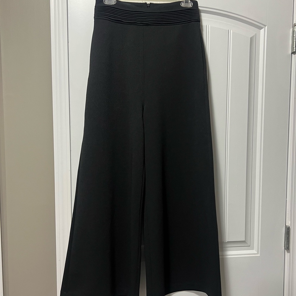 Gracia Black Wide-Leg Women's Pants